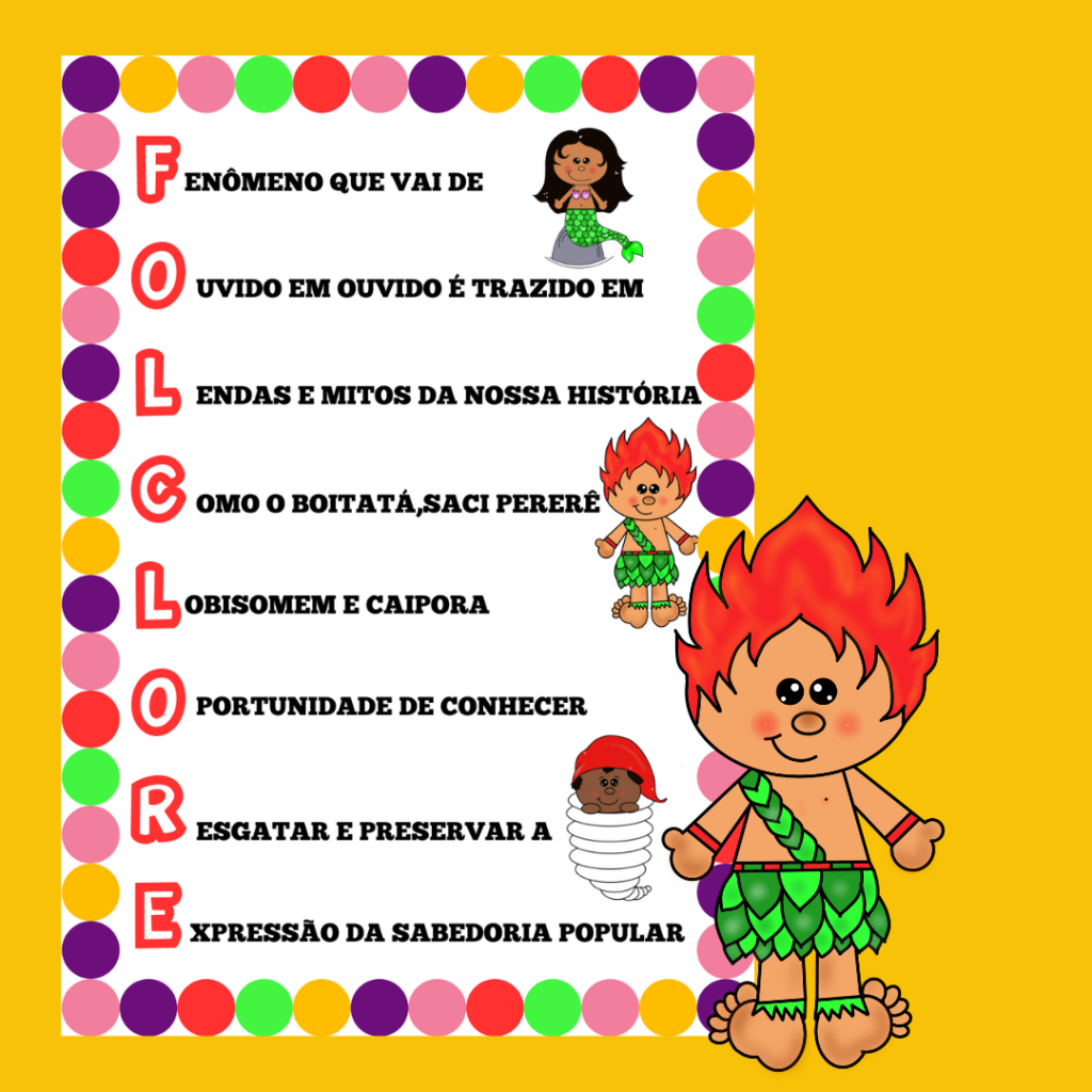 ACRÓSTICO DO FOLCLORE - Atividades Compartilhadas