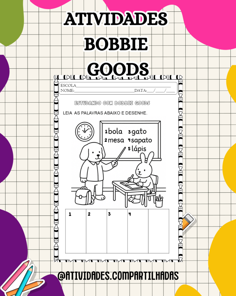 ESTUDANDO COM BOBBIE GOODS - Atividades Compartilhadas