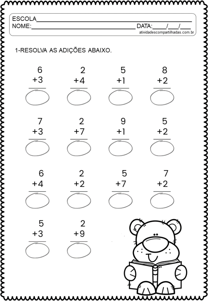 ATIVIDADES DE MATEMÁTICA - Atividades Compartilhadas