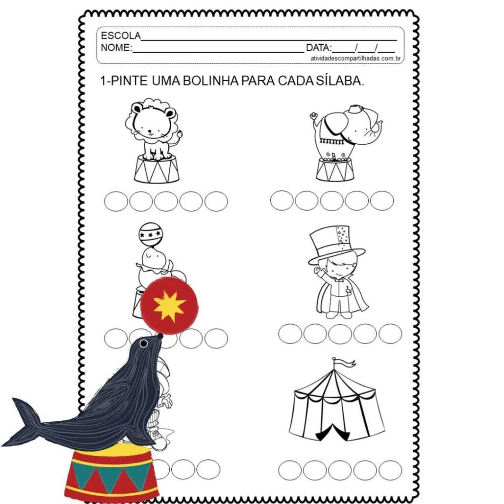 Dia Do Circo Atividades Compartilhadas