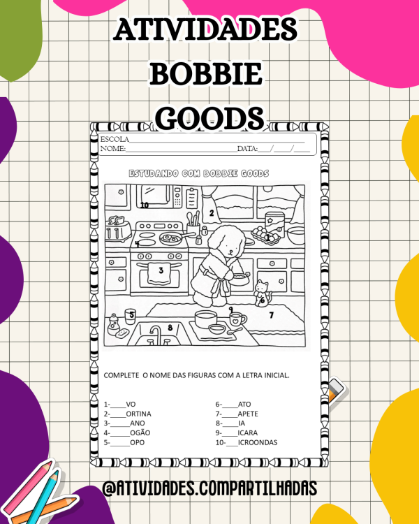 ESTUDANDO COM BOBBIE GOODS - Atividades Compartilhadas