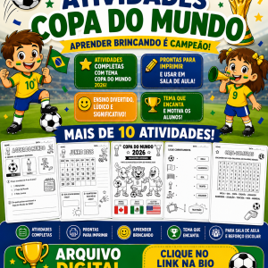 ATIVIDADES DA COPA DO MUNDO 2026