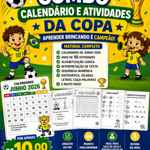COMBO DA COPA-ATIVIDADES + CALENDÁRIO