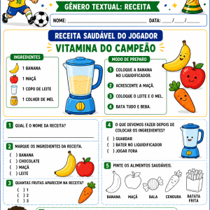 ATIVIDADES DA COPA DO MUNDO -PRIMEIRO ANO