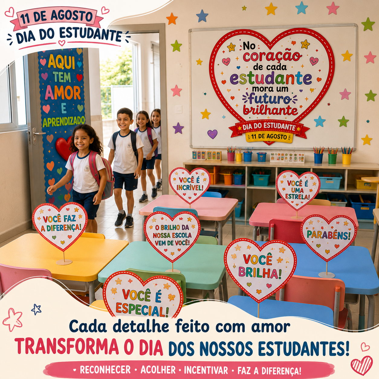 DIA DO ESTUDANTE-CORAÇÃO