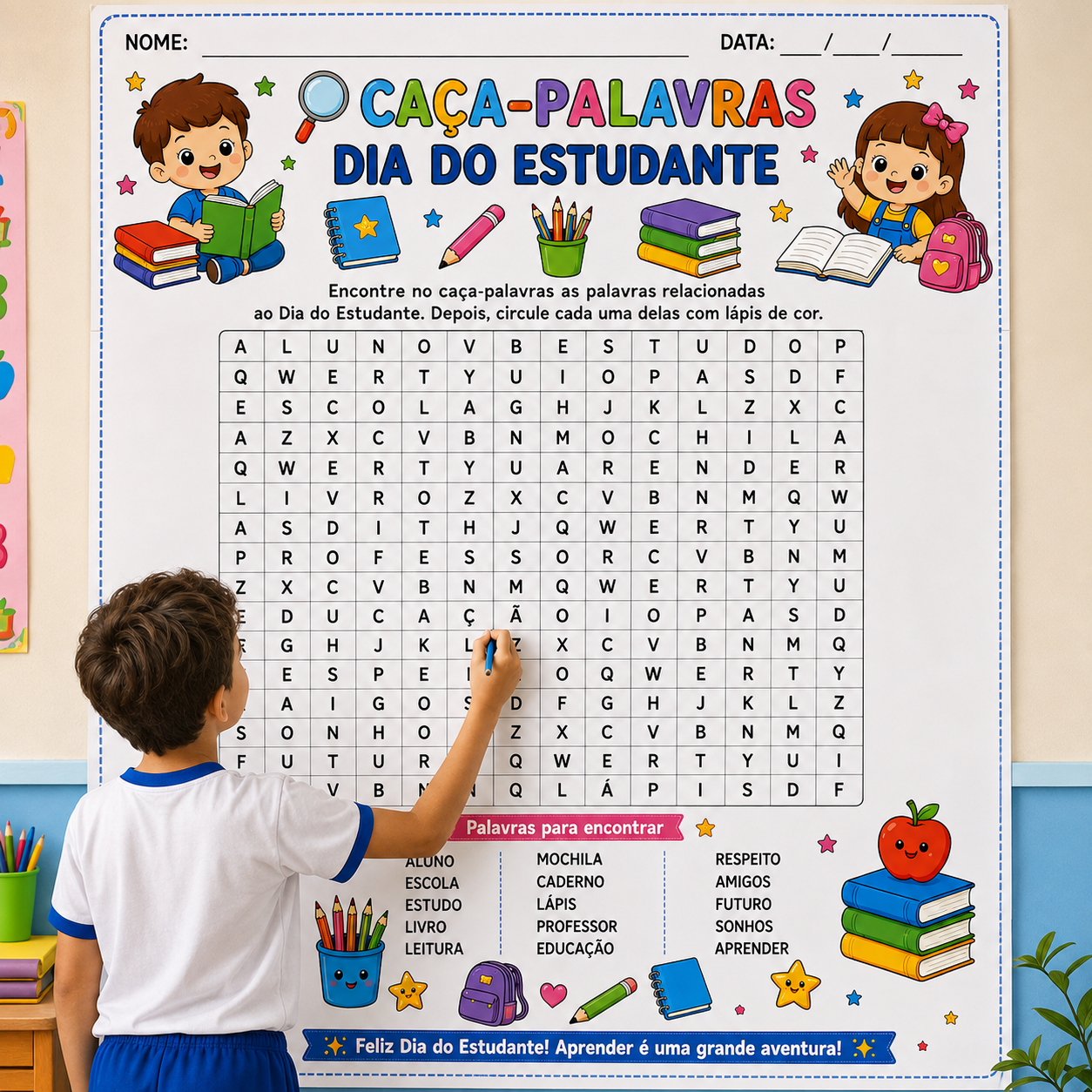 ATIVIDADES- DIA DO ESTUDANTE