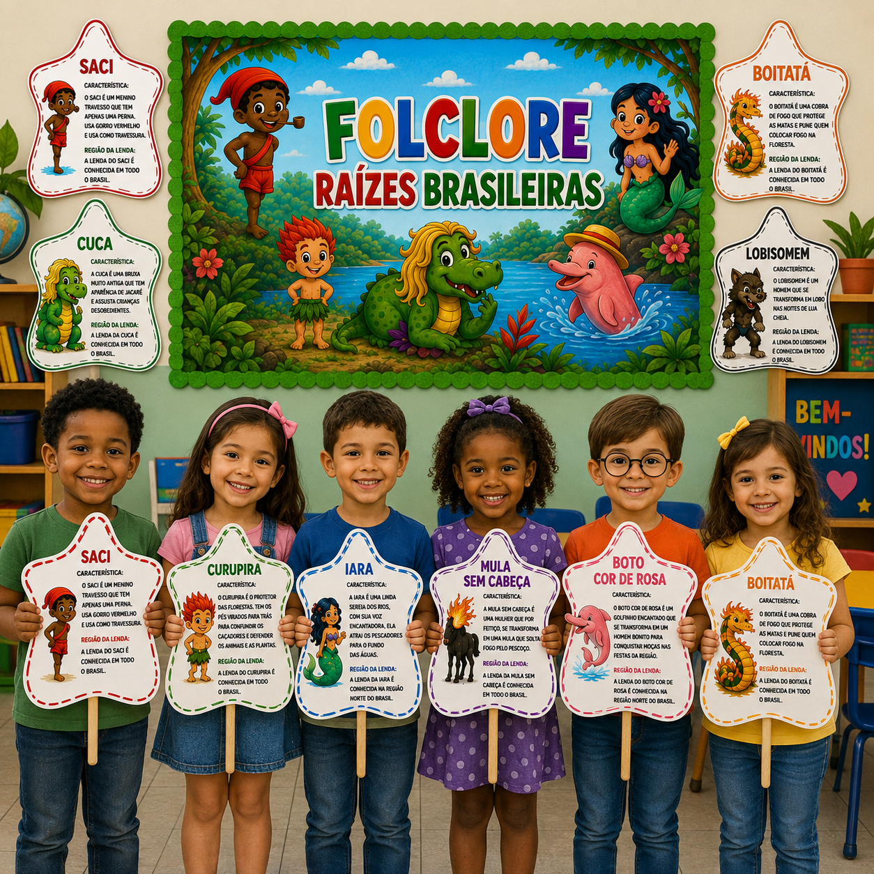 CARTAZ -FOLCLORE E LENDAS - Imagem 2