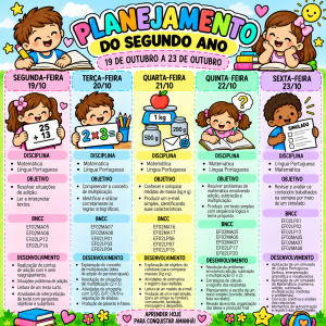 PLANEJAMENTO DO SEGUNDO ANO 19/10